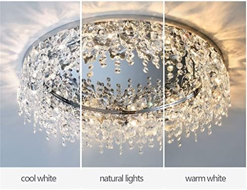 ZHAOLEI Led тавана лампа Butterflyes Кристални Огледала на Тавана Лампа, Хол, Спалня, Кухня, Лампа Платформа (Цвят: D, Размер: D50CN)