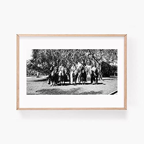 БЕЗКРАЙНИ СНИМКИ Снимка: Ездачи ПАУ, на Предишния Метод за конна езда на Хавайските острови, Конна езда, Жени, c1910