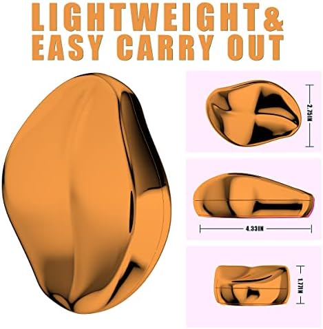 Магически Кристал Гумичка За Коса, Безболезнен Ексфолиране, Средство за Премахване на Гладка Шелковистых Коса, Гумичка за Мъже, Жени, Ръцете, Краката, Гърба, Гърдите, Бързо и Лесно обезкосмяване Мек Эпилятором (Злато)
