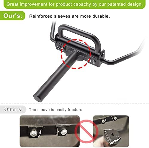 Олимпийска Греда с щанга Kipika, Шестостенни Греда, Греда за пожатия рамене, deadlifts с поставка и Сгъваеми дръжки за олимпийското вдигане на тежести, Пожатий рамене, Коремни преси, Здрав стоманен ръкав 2 инча, товароподемност
