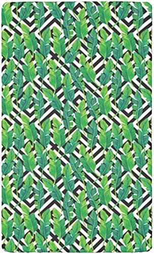 Кухненски Кърпи за яслите в минималистичен стил, Портативни мини-Чаршафи за легла с Меки и Дишащи Кърпи-Бебешки Кърпи за момиче или момче, 24 x 38, Папоротниково-Зелен, Сив графит, Бял