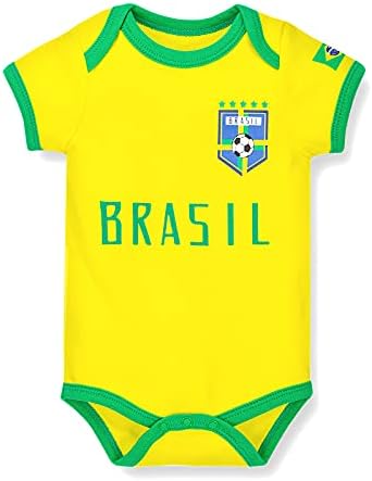 BDONDON Спортни Дрехи за любителите на спорта, Бразилският Детска Риза, Жълта Дрехи за Деца, Бразилски Гащеризони за Момчета и Момичета