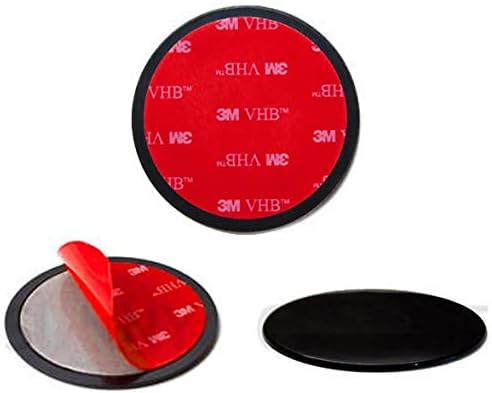 Универсалният диск за табло Navitech 80 мм (двойна опаковка) с кръгла лепило, съвместим с вендузи за предното стъкло, Съвместим с Innosinpo