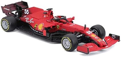 Bburago B18-36828S 1:43 F1 2021 Ferrari SF21 с каска SAINZ, Различни цветове