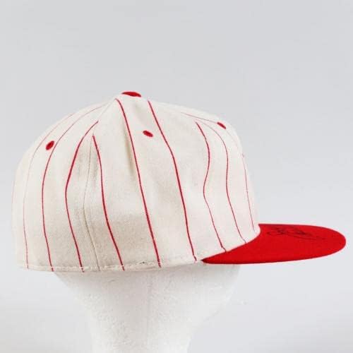Червената шапка с автограф на Джо Морган HOF '90 – COA JSA - Шапки с автограф