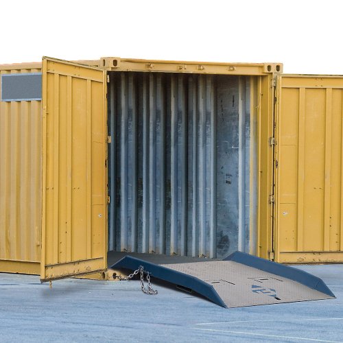 Рампа за контейнер на мотокар, 60 x 60, покриване на тегло 15 000 паунда.