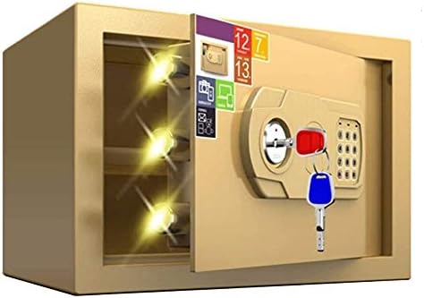YFQHDD Големият електронен цифров сейф за бижута, домашна сигурност-имитация на заключване на сейфа (цвят: D)