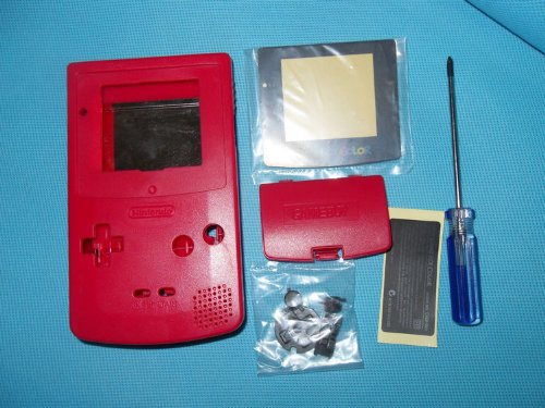 Комплект резервни части за Nintendo Game Boy, цвят-червена роза (обемна опаковка)