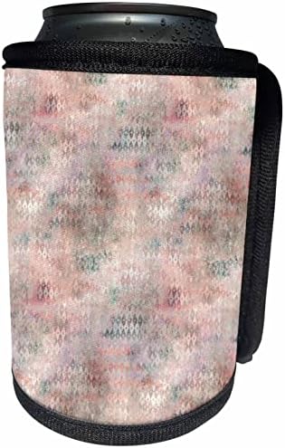 Триизмерно изображение на абстрактното винтажного изделия с форма на диамант, с розов цвят. - Опаковки за бутилки-охладители (cc_355754_1)
