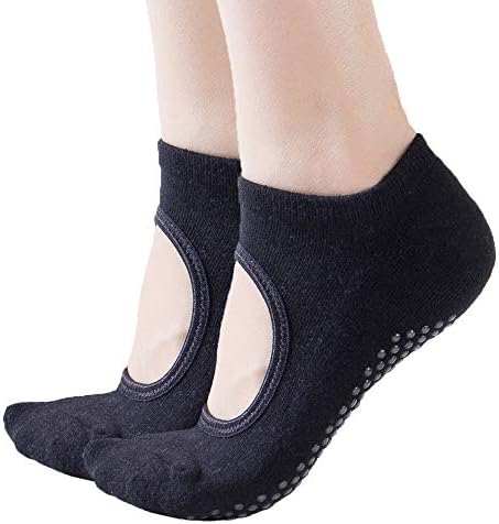 Чорапи за йога, Пилатес, балет, Мряна PiYo, Женски Нескользящие чорапи с мека подплата за пръстите на краката