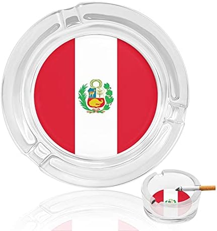 Знаме На Перу Модерен През Цялата Стъклен Пепелник Преносим Декоративен Държач За Пури И Цигари В Пепелника За Домашния Офис