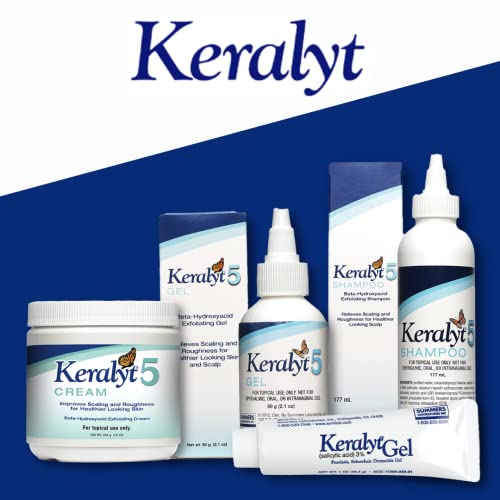 Шампоан против пърхот Keralyt 5 - Почистване от израстъци на кожата на главата с максимална концентрация на 5% салицилова киселина - помага да се отървете от пърхот, псор