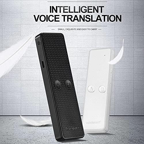 DLOETT Нов преносим преводач K6 Умен гласов преводач в реално време Поддържа Превод на запис на няколко езика (Цвят: OneColor)