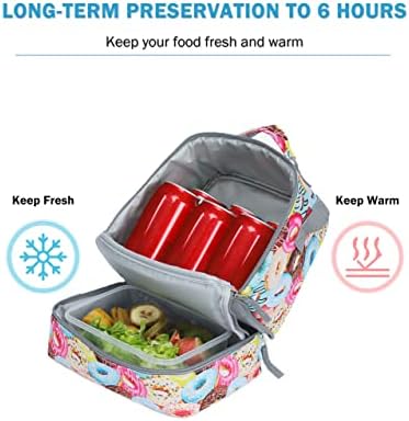 Чанта за обяд Tilami с Изолирани Регулируема Каишка с Цип, Водоустойчиви Торбички-Хладилници, Чанти за Bento за Малки деца