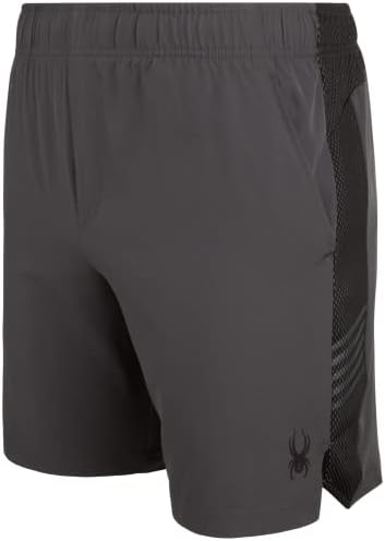 Мъжки спортни къси панталони Spyder - 2 Комплекта на баскетболни шорти Active Performance с джобове (S-XL)