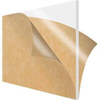 Дебел акрилен лист Прозрачен акрилен лист с размери 300 mm x 400 mm x 3 mm.