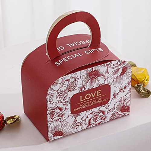 ZJHYXYH 40 БР Празна кутия за бонбони Лесно става Нов Сватбен Фестивал Малка Прясна Опаковка Картонена кутия (Цвят: черен, размер: 11 * 6,5 * 8 см)