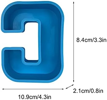 YIISU 78r108 Форма За печене на торти с Азбука, на Английски език Буквата, Силиконова Форма, 3D Буква от Азбуката
