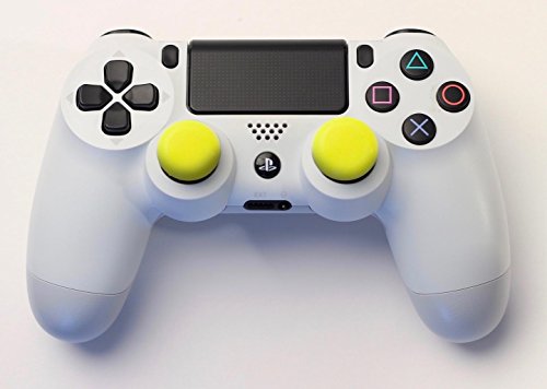 Нескользящий Джойстик игрален контролер CoolKapz и покриване на D-Pad, Флуоресцентно жълто и розово