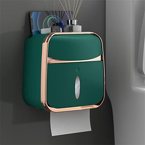 SDGH Домакински кутия за салфетки Стенен монтаж Перфорирана Безплатен Тоалетна Държач за тоалетна хартия На ролка Кутия за съхранение на мочалок (Цвят: E, размер: 22,5 *
