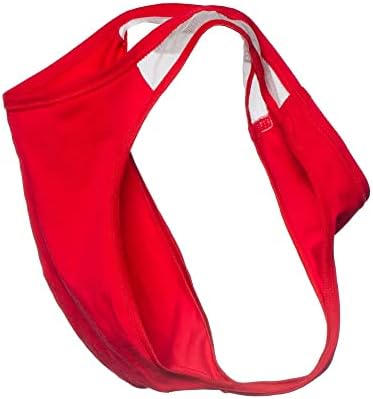 KITSEDIT Мъжки Памучни Прашки Секси G String С ниска засаждане T-Back За спорт Черно / Сиво / Червено 3 опаковки