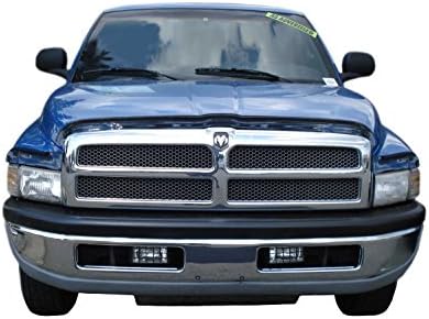 Lund 18077 Защита дымового капачките Interceptor с накладки на Крило за 1994-2002 Dodge Ram 1500, 2500, 3500