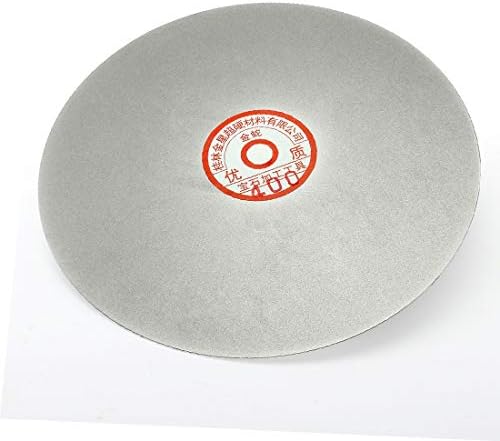 X-DREE 300 мм 12-инчов Шлайфане кръг с шкурка 400, с диамант покритие, с плосък кръгъл кръг, шлайфане кръг (диско-де-лия-де-300 мм-де-12 пульгад с плоскости на диаманта, постоянно диамант диско-плоски pulido