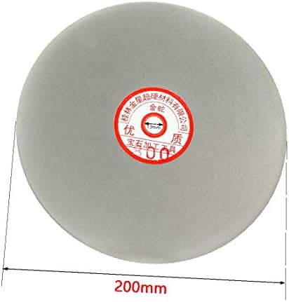 X-DREE 200 мм 8-инчов Шлайфане кръг с диамант покритие Grit 800 с плосък кръгъл кръг (дискотека лия 200 мм y 8 pulgadas de grano 800 recubierto против diamante Дискотека vuelta а план Лиядо