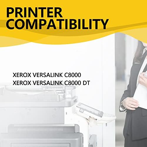 ZHANBO 106R04049 Рециклирани Черен Тонер касета за 20 900 Страници, Съвместими с вашия принтер, Xerox VersaLink C8000 C8030