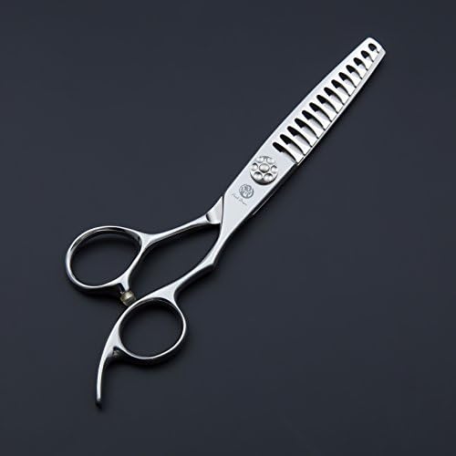 Набор от професионални фризьорски ножици Purple Dragon за подстригване на коса и филировочных ножици 6 инча (A-Silver-6.0)