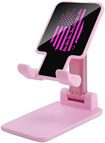 Рак на гърдата в САЩ Лентата Флаг Поставка за Мобилен Телефон Сгъваеми Притежателя на Таблета Регулируема Поставка Аксесоари за Маса