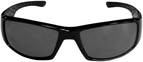 Магазин за спортни фенове на NFL Siskiyou New Orleans Saints Черни Слънчеви Очила с Обвивка One Size Black