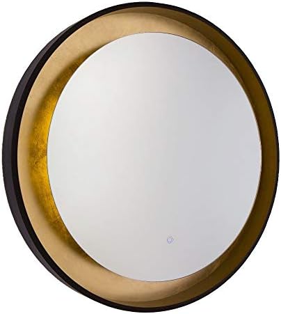 Модерното led огледало Artcraft AM304 от колекцията Reflections с бронзов /тъмно покритие, 31,50 инча