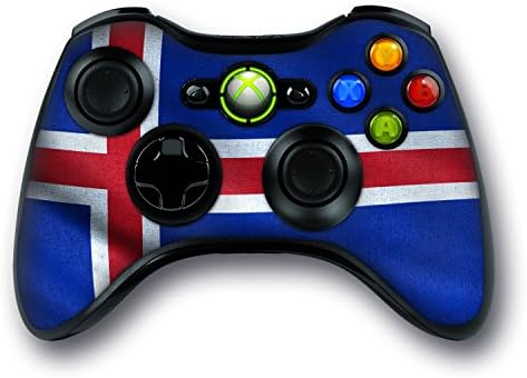 Стикер-стикер от Microsoft Xbox 360 Design Skin знаме на Исландия за Xbox 360