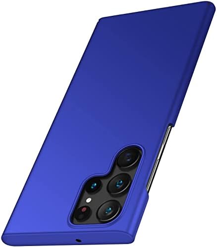 Най-здрав калъф за Samsung Galaxy S22 Ултра-защитен калъф за вашия телефон Galaxy S22 Ultra [Защита от удари / драскотини / на подхлъзване / следа] [Матово покритие] Твърд калъф за Samsung S22 Ultra, синьо