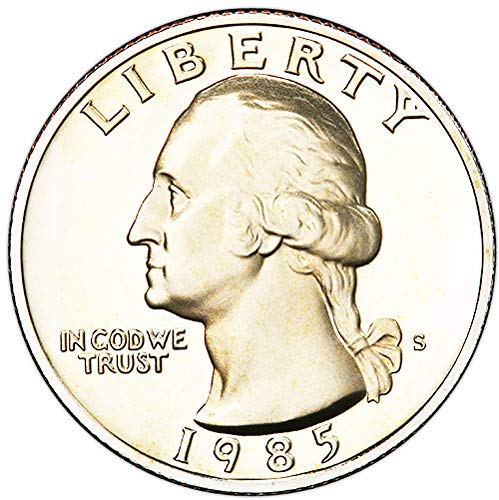 Монетен двор на САЩ, 1985 г. Proof Washington Quarter Choice Без лечение